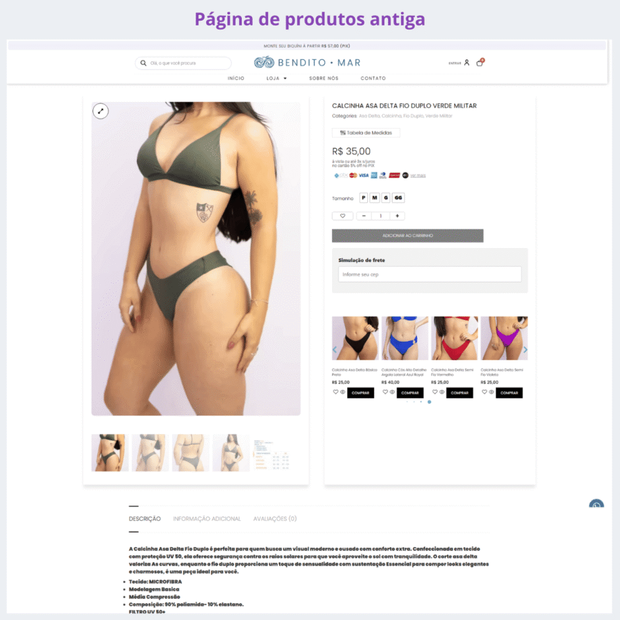 Portifolio head e-commerce desenvolvimento de loja virtual na shopify 2